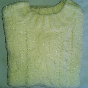 Girls Beautiful Light Yellow Soft Winter Sweater